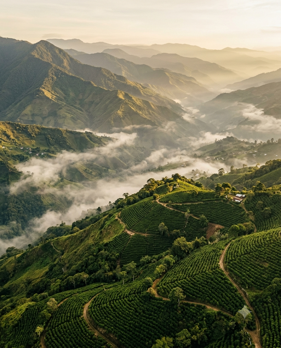 Finca San Antonio, vereda Las Brisas, cordillera occidental del Valle del Cauca, entre 1.500 y 1.900 msnm